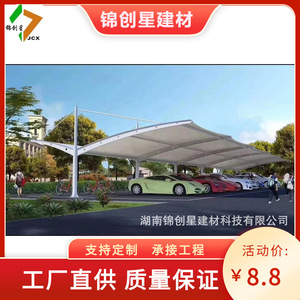 Cochera con Estructura de Acero, Techo a Dos Aguas, Recubrimiento de PVC Impermeable, para un Solo Automóvil, Cubierta para Estacionamiento, Refugio Exterior - Product Image 4