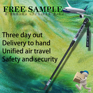 Bastón de senderismo telescópico ajustable multifuncional, bastones de Trekking plegables de aleación de aluminio <span class=keywords><strong>para</strong></span> autodefensa - Product Image 2