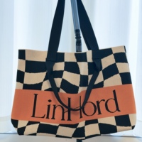Sac fourre-tout tricoté à poignées longues et forme rectangulaire pour femme, idéal pour les trajets domicile-travail et les courses après le travail