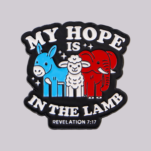 MY HOPE IS Pin de esmalte con diseño de oveja adorable, broche, pin de solapa, insignia para mochila, accesorios de ropa, joyería de moda, regalos para amigos - Product Image 1