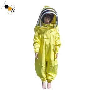 Kinder Honigbienen halter Anzug Ganzkörper Imker Anzug Belüftete Baumwolle Kinder Imkerei Schutzanzug Für Sicherheit