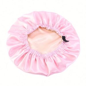 Gorro de Dormir de Seda para Mujer, Ajustable, de Satén, para Cabello Rizado Natural, Doble Capa, Antiencrespamiento, Suave, Regalos Promocionales - Product Image 3