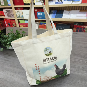 Custom <b>Large</b>-Capacity Fashion <b>Canvas</b> Tote <b>Bag</b> with Zipper Closure Polyester Lining-Multi-Functional Women's Handbag - Product Image 3