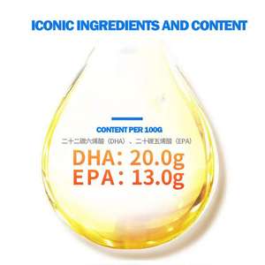 Oem/Odm barang bagus kemasan jumlah besar tidak ada warna buatan Omega 3/Minyak Ikan Kapsul Softgel Kanada untuk meningkatkan kekebalan - Product Image 3