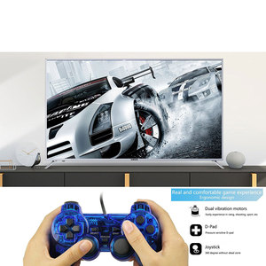 유선 게임 컨트롤러 휴대용 게임 패드 PS 2 콘솔 용 이중 진동 로커 조이스틱 노트북 PC 컴퓨터 게임 액세서리 - Product Image 3