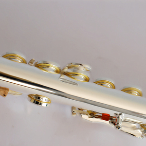 <span class=keywords><strong>Flauta</strong></span> de rendimiento de 16/17 agujeros chapada en plata profesional al por mayor instrumentos de viento de diseño abierto - Product Image 3