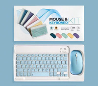 Pabrik OEM Bahasa Nirkabel Mini Keyboard Mouse Ponsel Tablet Universal Wireless Keyboard Mouse Kit