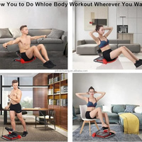 Bande de Résistance Pliable pour Entraînement Abdominal et Musculation de la Taille – Idéale pour Crunchs, Entraînement à Domicile et Exercices de Fitness