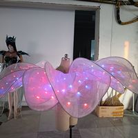Robe Courte LED Lumineuse en Gros, Jupe LED Lumineuse, Costume Floral LED Lumineux, Robe de Bal LED Lumineuse