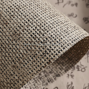 Papel Tapiz de Rafia Natural Hecho a Mano |   Revestimiento de Pared de Fibra Natural Tejida a Mano para Decoración de Sala de Estar y Muebles - Product Image 1