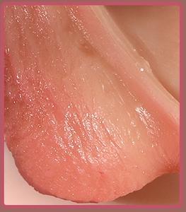 LOVE. A realistic <b>foreskin</b> double <b>Dildo</b> with Balls, Veins for lesbian couples. To stimulate G-spot, Vaginal and anal. - Product Image 3