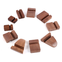 Support de tablette de bureau personnalisé en bois de noyer noir et bambou avec base en bois pour lit et bureau – Idéal pour Thanksgiving et la Saint-Valentin