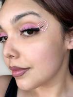 Selbstklebende Glitzer-Strass-Steine Runde Plastik-Edelsteine 5 Blätter 3-6mm Bastelzubehör für Karten Rahmen Nageldekoration