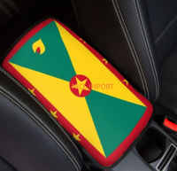 Meilleures ventes : Coussin de protection universel pour accoudoir de console centrale de voiture, motif drapeau des Bermudes, compatible SUV, berline, camion