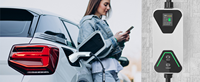 Nouveauté - Station de recharge pour véhicules électriques portable AC GBT 110V 3,5KW - Chargeur EV portable 8A à 16A avec NEMA 5-15R