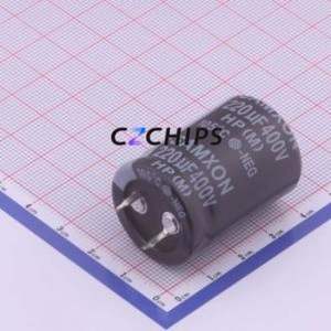 ตัวเก็บประจุอิเล็กโทรไลติคอลูมิเนียมแบบสแน๊ป-อิน EHP227M2GO35SW ผ่านรูส่วนประกอบ THT D25xL35mm 220uF 20% 400V 1.04A120Hz - Product Image 1