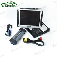 Outil de diagnostic pour camions lourds HOWO Sinotruk 2024, ordinateur portable CF19 + analyseur de moteur pour les modèles de camions A7/T7H/Sitrak/Hohan