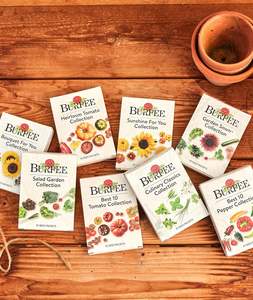 Burpee Favorites 10 paquetes de tomate de herencia no OGM fibra de plantación ecológica para jardines de interior <span class=keywords><strong>macetas</strong></span> de flores artificiales - Product Image 6