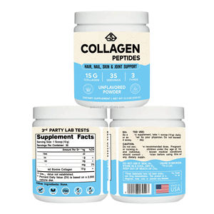 Collagène en peptides OEM pour adultes, extrait végétal protéiné pour la santé des cheveux, de la peau, des ongles et des articulations, 350g en poudre pour adultes - Product Image 3