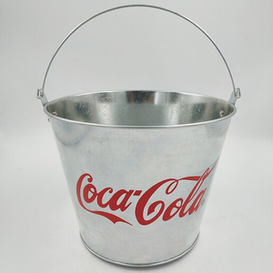 Cubo de <span class=keywords><strong>Cerveza</strong></span> Galvanizado de Metal con Logotipo Personalizado en Relieve, Contenedor de Bebidas de 5L para Fiestas y Bares - Product Image 5