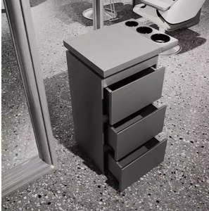 Barber Shop, Stainless Steel <b>Tool</b> <b>Cabinet</b>, Beauty Salon, Hair Salon Special <b>Storage</b> <b>Cabinet</b>, Hairstylist, Hair Cutting Shelf - Product Image 5