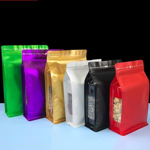 Bolsa de fondo plano, bolsa de embalaje, bolsa de comida para perros, bolsa lateral con ráfagas, embalaje de granos de café, bolsa de plástico para alimentos - Product Image 1