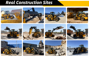 Мини-погрузчик ZL-946, 3 тонны, с двойными гидроцилиндрами, дизельный, для фермерских хозяйств и строительных площадок - Product Image 6