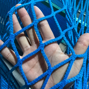 Nhà Máy Trực Tiếp Bán Chất Lượng Cao 5 Mm Màu Xanh Dày Nylon Double-Kim An Toàn <span class=keywords><strong>Net</strong></span> Cho Lĩnh vực Thể Thao Bao Vây <span class=keywords><strong>Net</strong></span> - Product Image 1