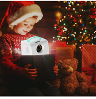 Petit projecteur LED portable pour téléphone mobile avec mise en miroir d'écran filaire 1080P prêt à l'emploi, couleur pleine, HD domestique, de poche, prêt pour la 3D, 2G Android