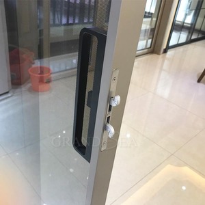 Schmaler Rahmen Europäische Aluminium-Schiebetür aus Glas im <span class=keywords><strong>Shoji</strong></span>-Stil für Veranda und Balkon - Product Image 6