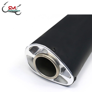 Silenciador Universal para motocicleta, Escape de 51mm para <span class=keywords><strong>Honda</strong></span> Cafe Racer HP4 Zx14 Zx10r NK400 <span class=keywords><strong>CBR</strong></span> Motor - Product Image 2