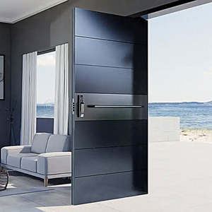 Sol en verre Portes doubles extérieures Portes extérieures japonaises Ouverture de la fenêtre Portes extérieures de magasin - Product Image 2