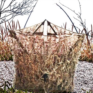 <span class=keywords><strong>Tenda</strong></span> Mimetica 3D a <span class=keywords><strong>Foglie</strong></span> Pieghevole con Recinzione a 3 Direzioni e Palo in Fibra di Vetro per Caccia <span class=keywords><strong>Tenda</strong></span> Ghillie Camo - Product Image 2