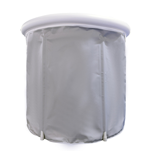 75*75cm <span class=keywords><strong>bain</strong></span> chaud <span class=keywords><strong>bain</strong></span> de glace gonflable pliable portable assis baignoire - Product Image 4