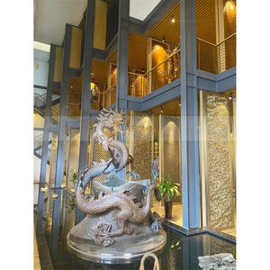 V344 Top Vente Revêtement mural en acier inoxydable pour hall d'hôtel Feuille murale 3D - Product Image 2