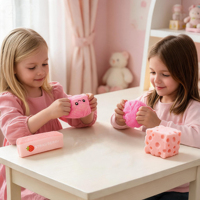 Lot de 4 Boîtes Mystères Squishy Amusantes, Jouets Anti-Stress à Remontée Lente en Forme d'Aliments Kawaii, Cadeau Sensoriel pour Adolescents et Adultes