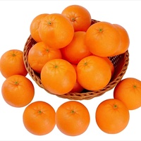 Kunstmatig Fruit Schuim Oranje Voor Decoratie Kunstmatig Oranje Nep Fruit Plastic Voedsel Voor Thuishuis Keuken Feestdecoratie