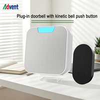Kit de sonnette intelligente auto-alimentée OEM ODM pour villa, hôtel, appartement, sonnette personnalisée avec logo OEM, sonnerie avec lumière LED nocturne, bouton IP65
