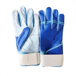 Premium Soft Leather Baseball Batting Gloves Professional Custom Logo Design Lightweight Durable Breathable Anti-Slip Men Gloves - Product Image 1