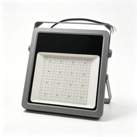Projecteur LED industriel étanche IP66 en aluminium avec puces SMD 5000K lumière du jour, contrôle par application pour stades et terrains de sport