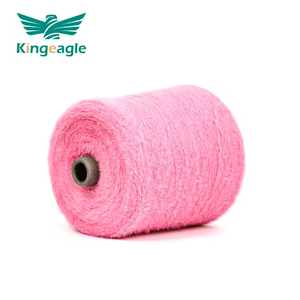 Kingeagle Offre Spéciale personnalisé doux 1.3CM 100% fil de cheveux de vison en nylon pour le tricot - Product Image 3