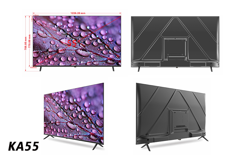 TÉLÉVISEUR SMART 4K 55 POUCES