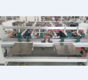 PXA-2100 doble piezas de la máquina de pegamento/Semi automática de cartón carpeta encoladora/cartón corrugado pegado y máquina de plegado - Product Image 4