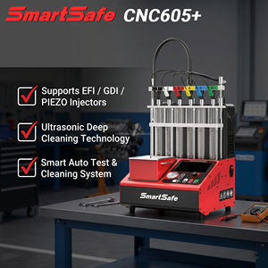 Macchina per la Pulizia degli Iniettori Piezoelettrici Smartsafe CNC605+ GDI, Tester per Iniettori a 6 Cilindri 110V/220V - Product Image 2