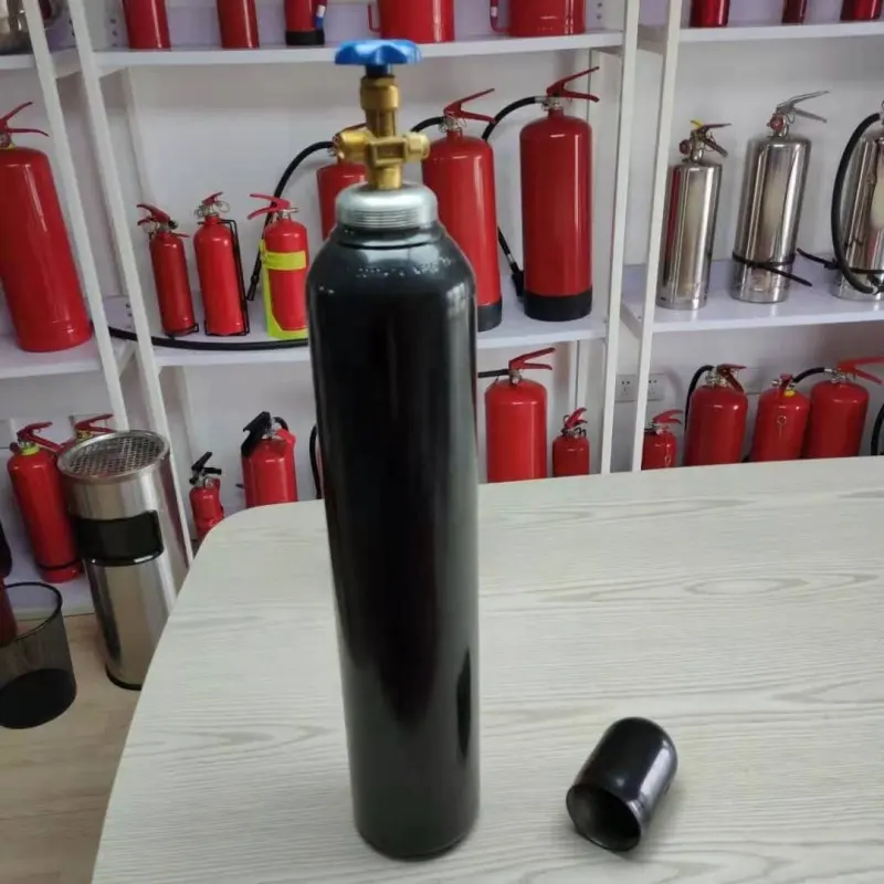 Azot gazı tankı komik 5 kg gaz silindiri ile pirinç vanalar