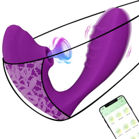 Vibrador Controlado por Aplicación, Estimulador de Clítoris y Punto G, Control Remoto, Resistente al Agua IPX7, USB, 10 Frecuencias
