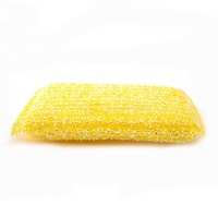 Chine Approvisionnement Microfibre chiffon à récurer tampons à récurer tampon de nettoyage abrasif éponge