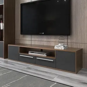 Home sala móveis mesa de café madeira TV Stand showcase tv armário conjunto armários de madeira