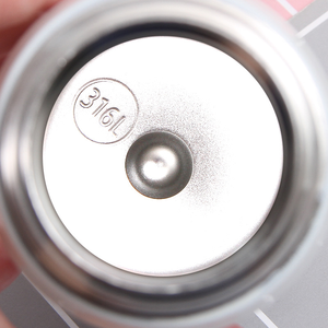 Thermos portatile 316 in acciaio inox a doppia parete sottovuoto borraccia bicchiere borraccia con coperchio ribaltabile e manico - Product Image 6