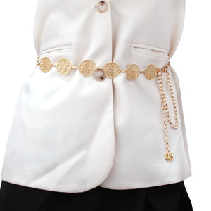 โซ่คล้องตัวแฟชั่น โลหะผสมสังกะสี จี้รูปพระอาทิตย์ สายคาดเอวสำหรับผู้หญิง เครื่องประดับสำหรับงานปาร์ตี้ - Product Image 2